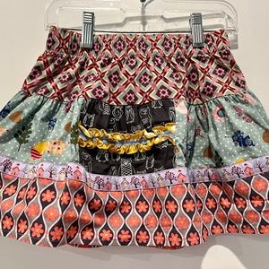 Gorgeous Matilda Jane Mixed Print Skirt Size 4